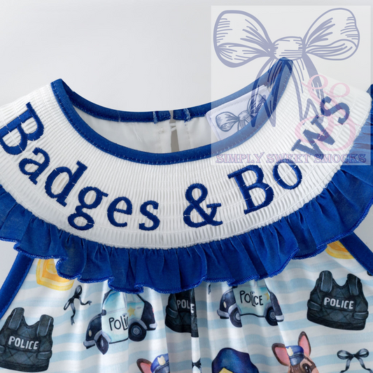 Badges & Bows Smocked Bubble