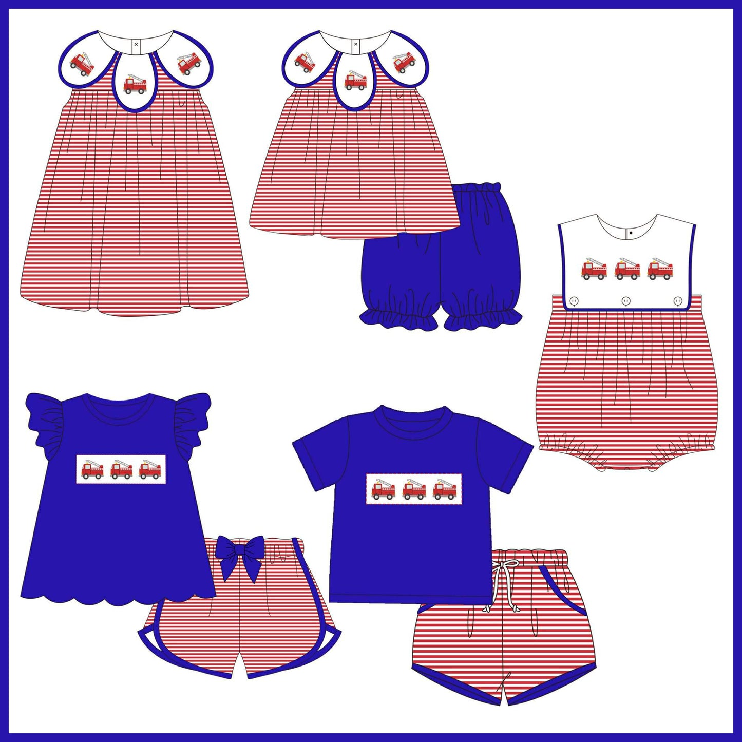 Firehouse Cuties Embroidery - ETA: July