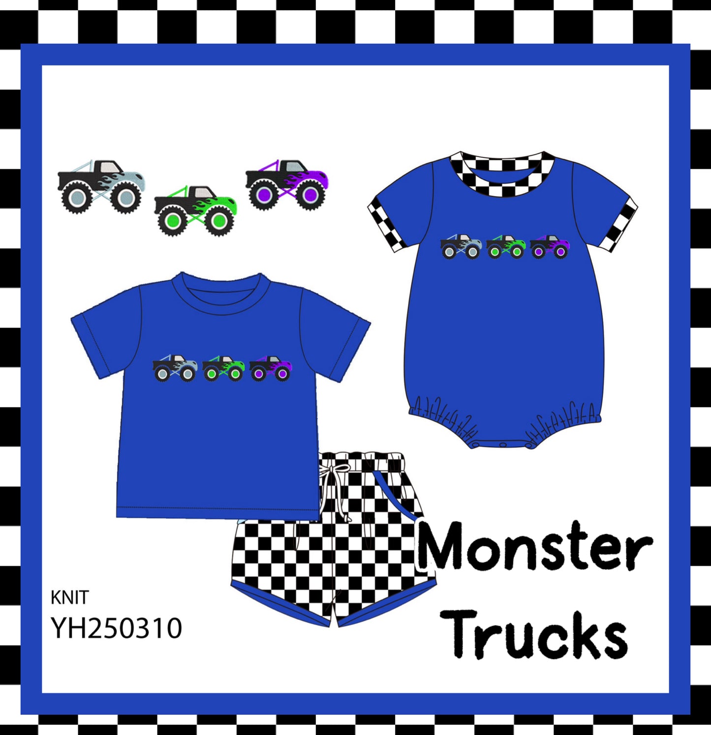 Trucks Embroidery - ETA: Late June / Early July