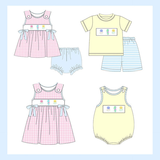 Sea Side Pals Embroidery - ETA Late June / Early July