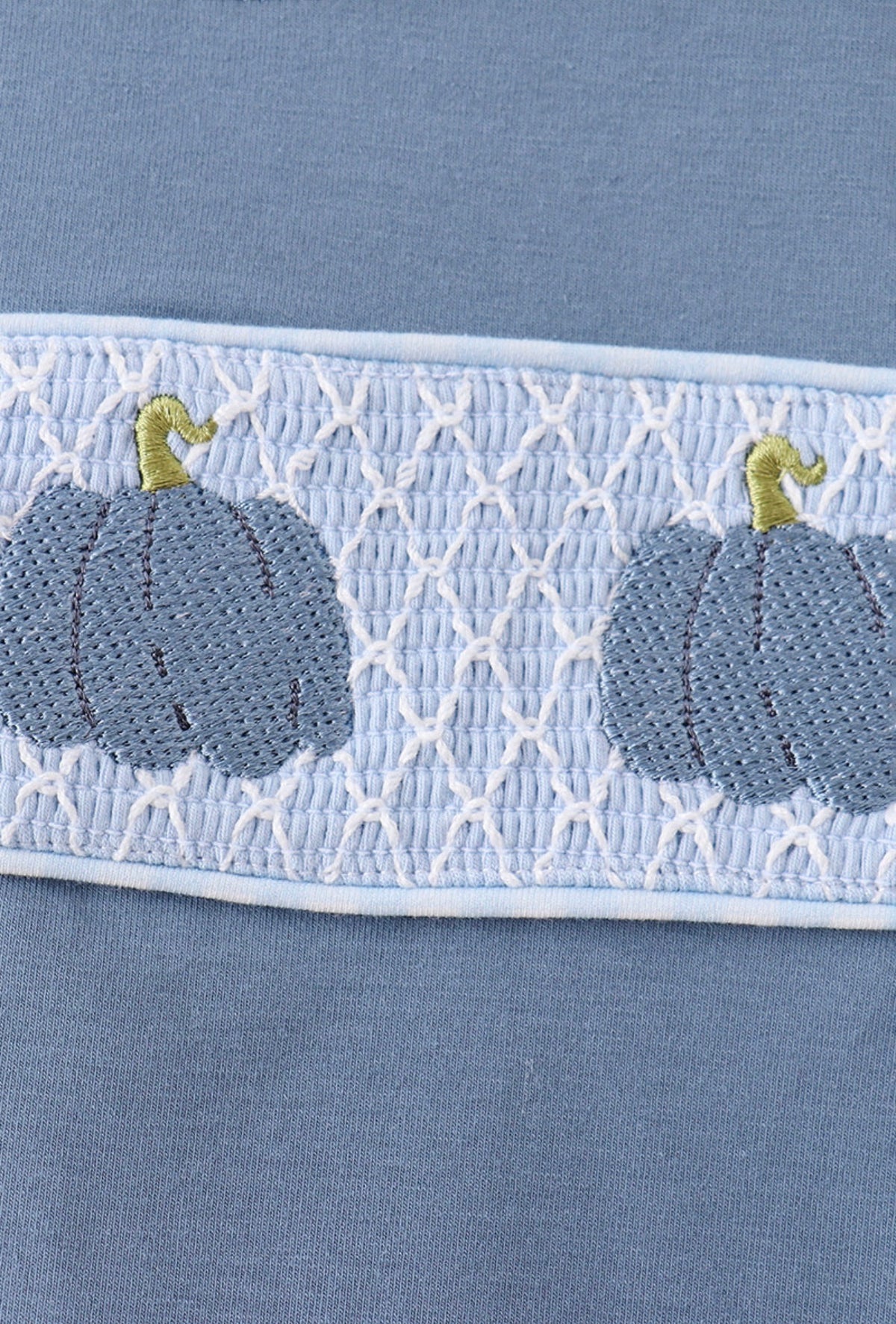 Blue Pumpkin Smocked Gingham Pants Set