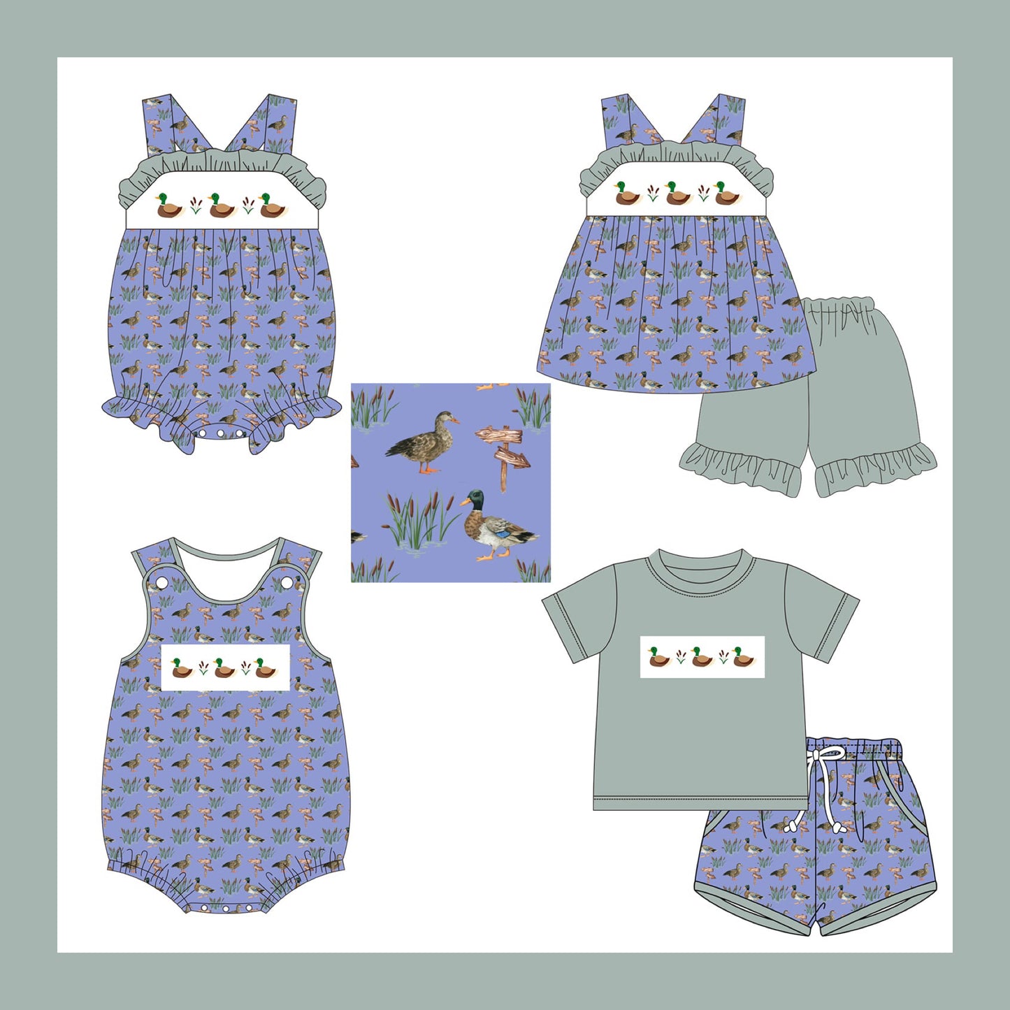 Duck Pond Darlings Embroidery - ETA Late June / Early July