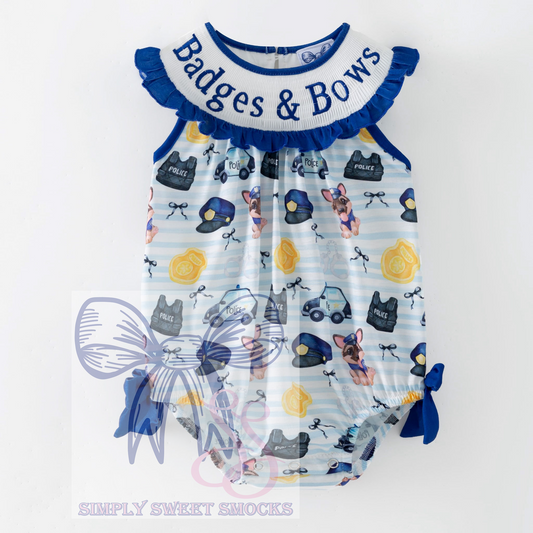 Badges & Bows Smocked Bubble