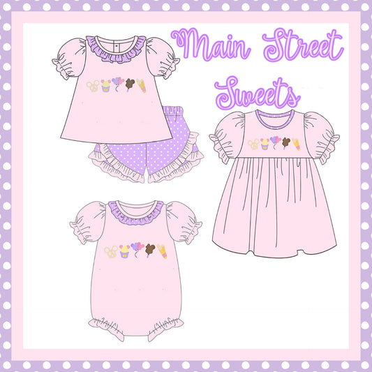 Main Street Sweets Embroidery - TAT Late June / Early July